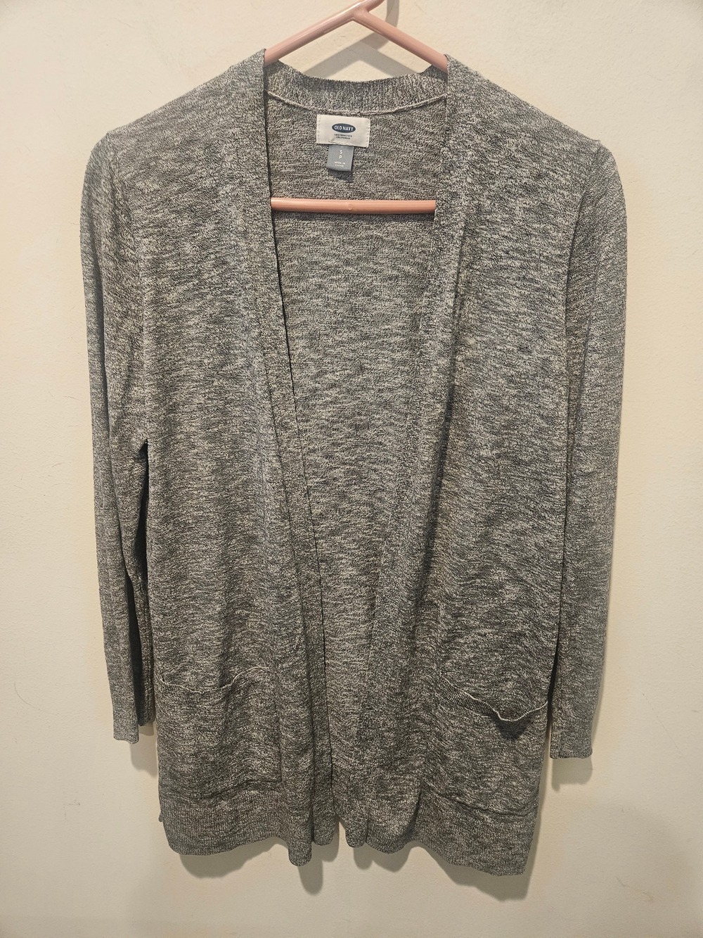 Old Navy Women's Gray Open-Front Cardigan Sweater